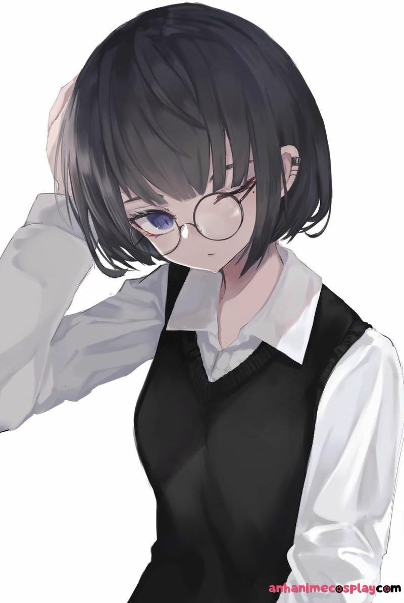 anime nữ tóc ngắn lạnh lùng